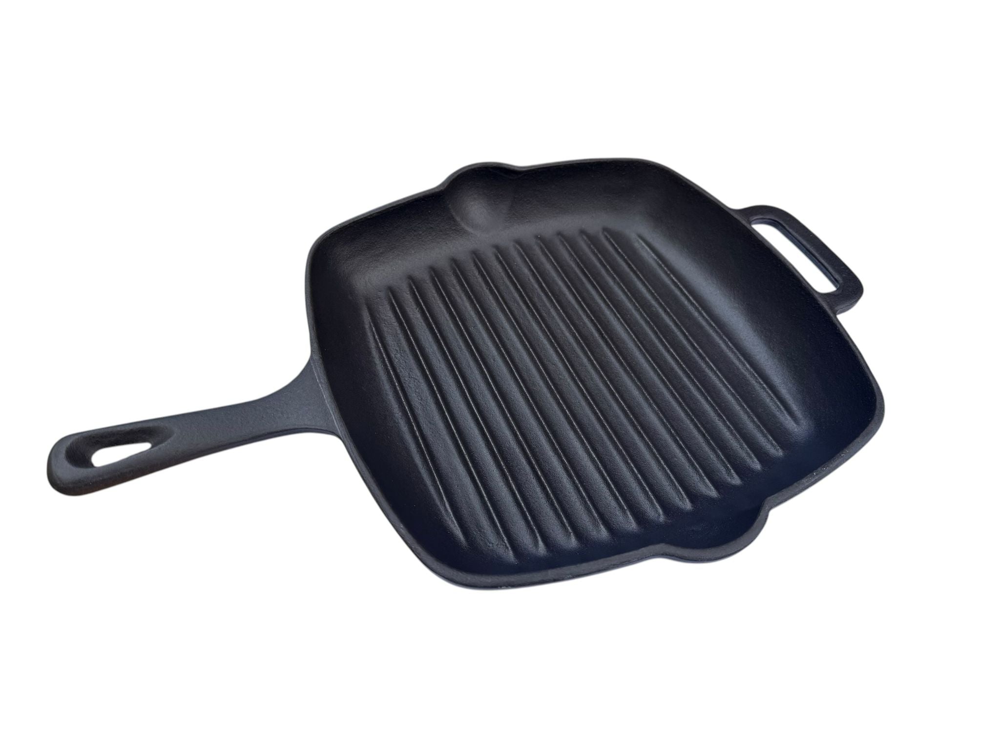 Tigaie Grill din Fonta Emailata 27x27 cm Compatibila Inductie