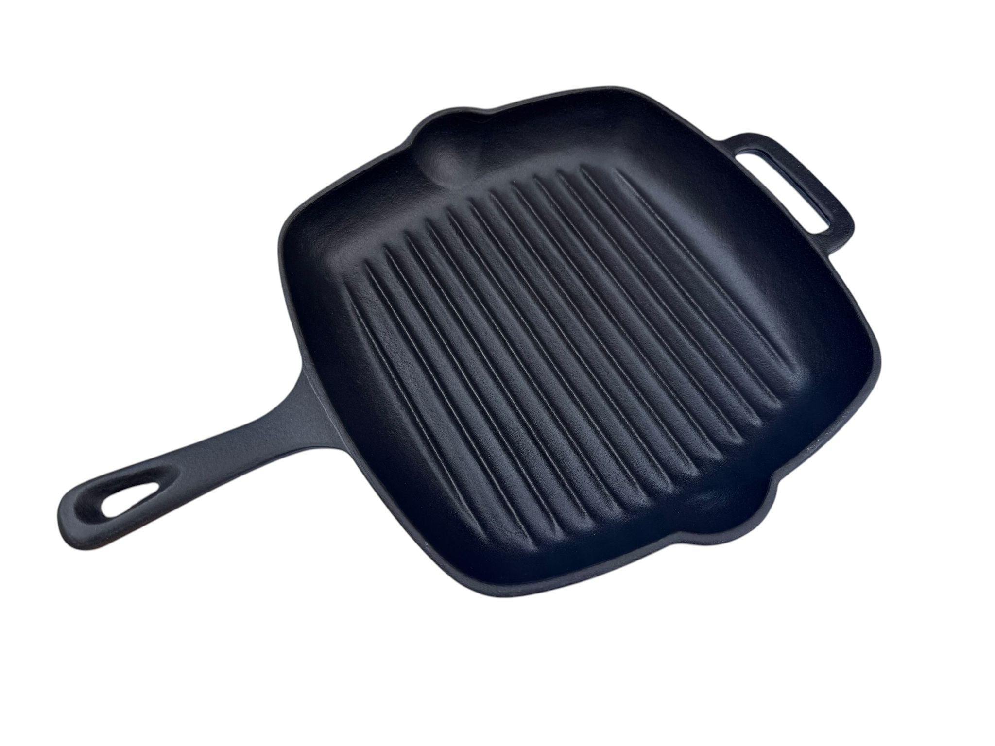Tigaie Grill din Fonta Emailata 27x27 cm Compatibila Inductie