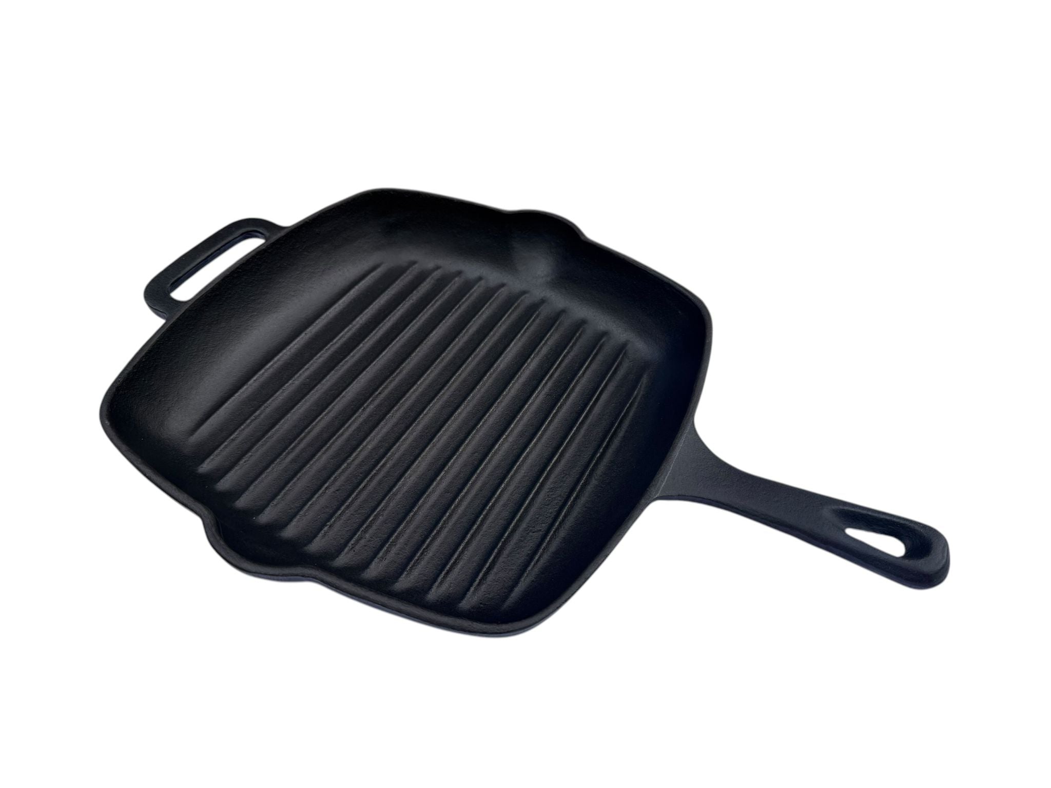 Tigaie Grill din Fonta Emailata 27x27 cm Compatibila Inductie