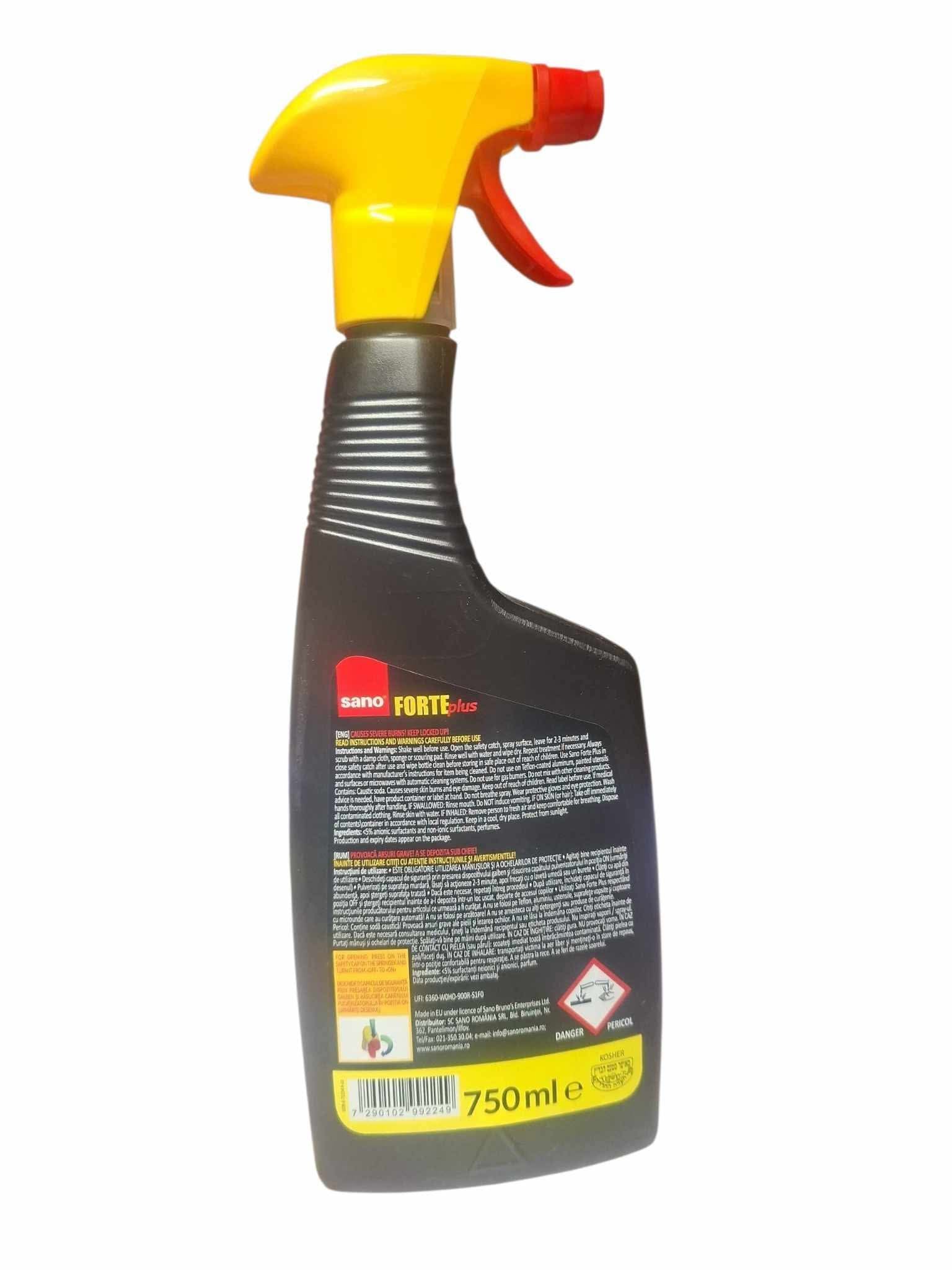 Spray Degresant Sano Forte Plus cu Parfum de Lamaie 750 ml