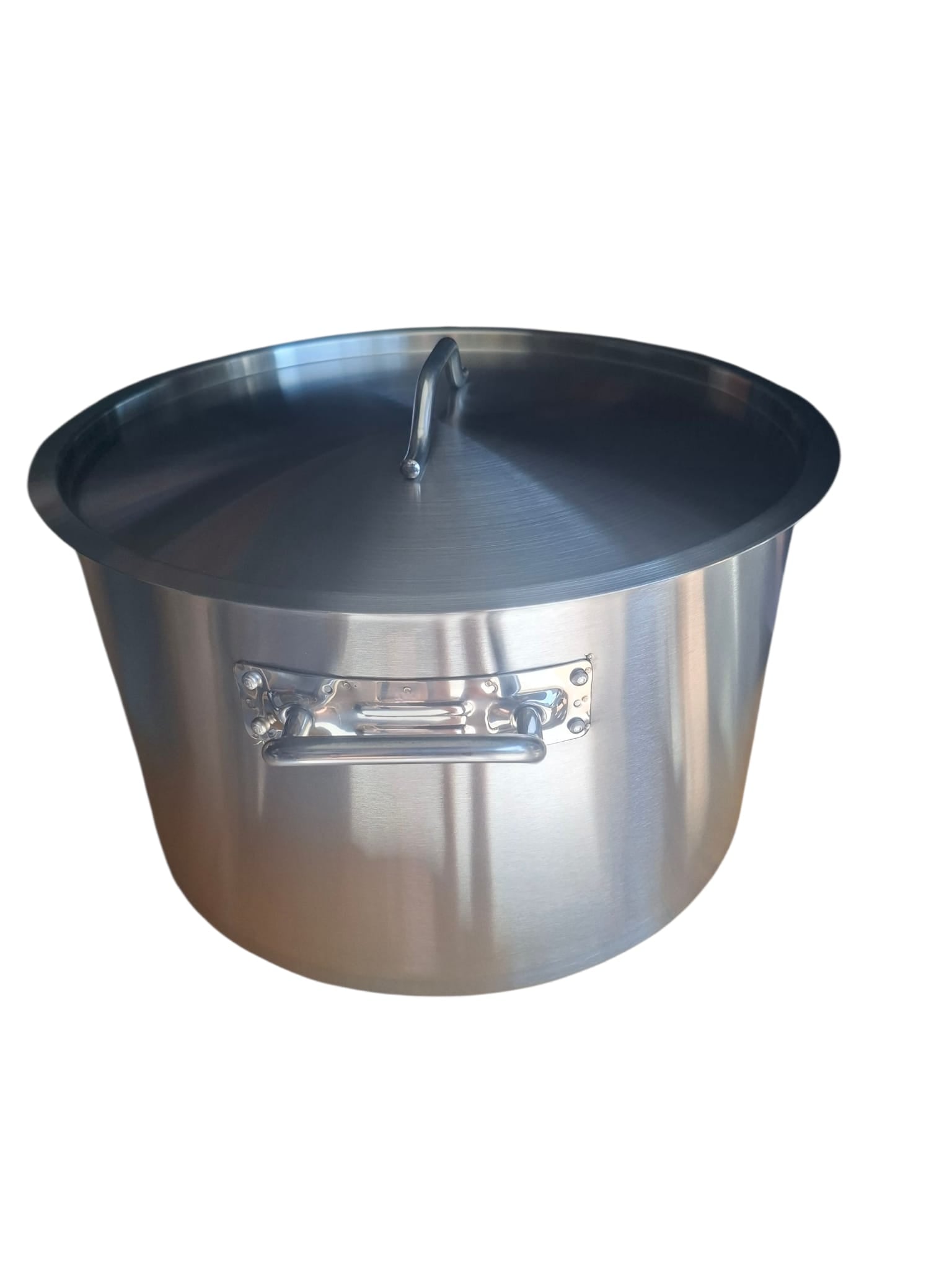 Oala Profesionala din Inox cu Capac 44L 45x28 cm pentru Gatit Intensiv