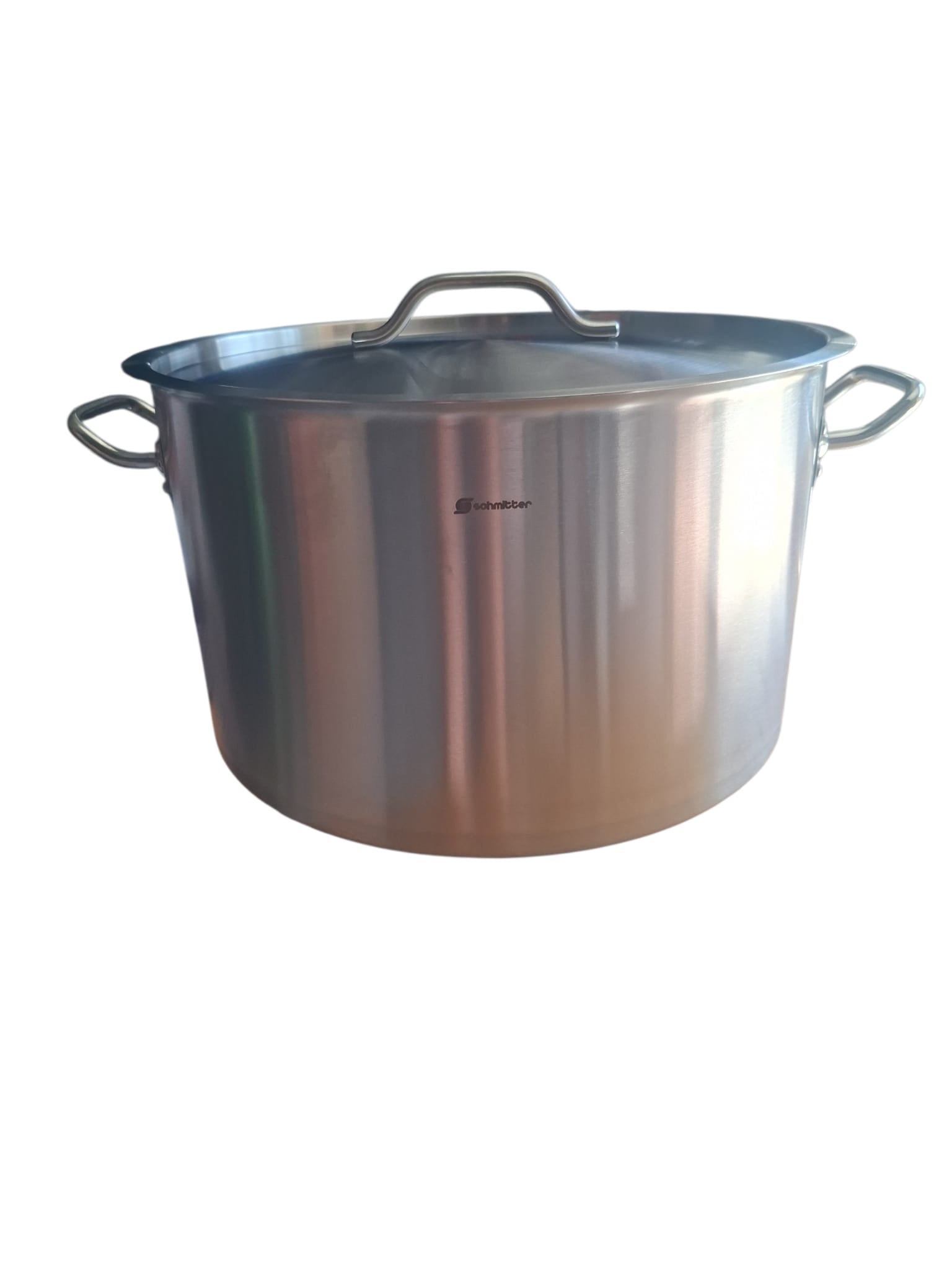 Oala Profesionala din Inox cu Capac 44L 45x28 cm pentru Gatit Intensiv