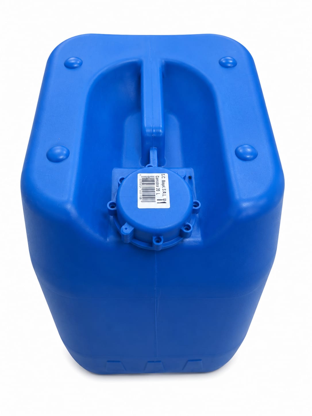 Canistra plastic albastra 30 litri cu maner si capac filetat