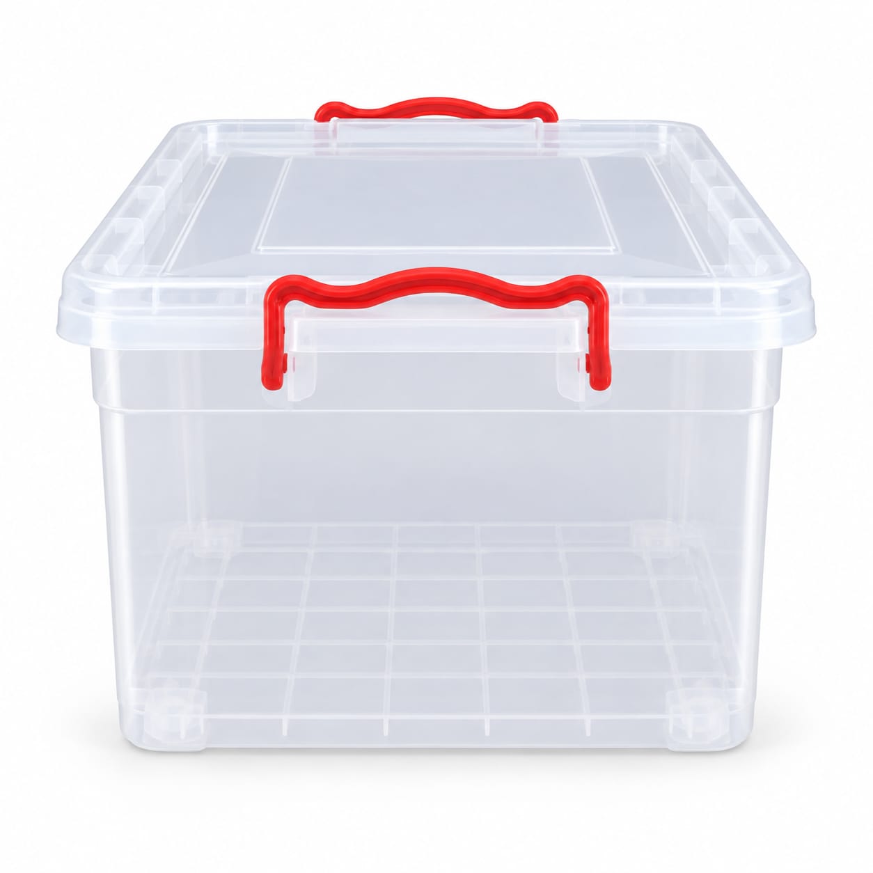 Cutie alimentara Bayel din plastic cu capac, cleme si roti, 40 litri