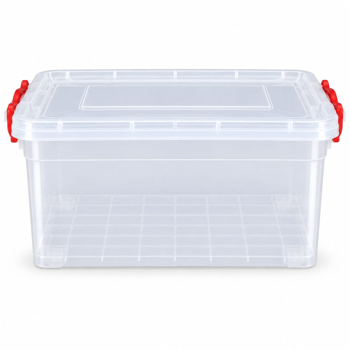 Cutie alimentara Bayel din plastic cu capac, cleme si roti, 40 litri
