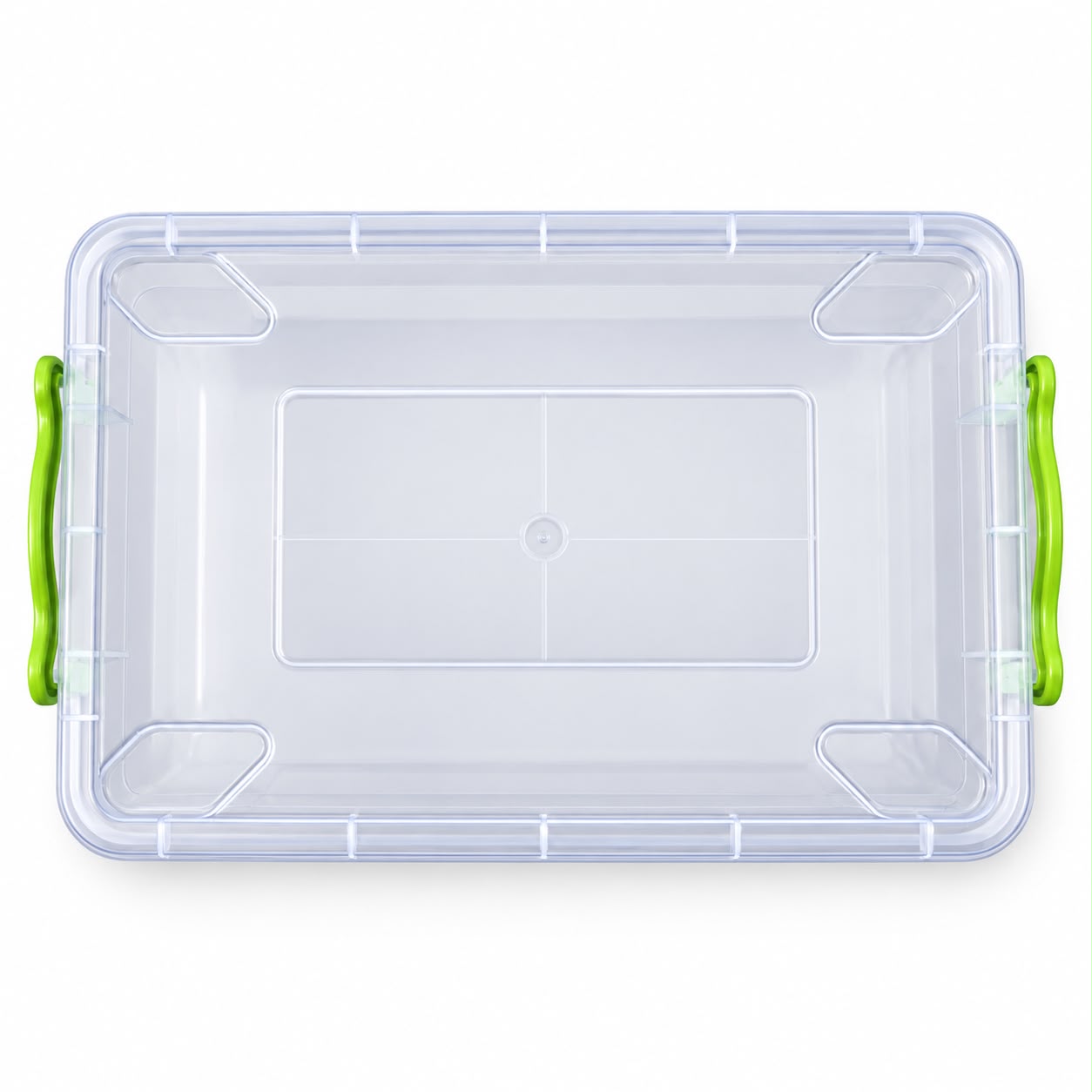 Cutie alimentara 6 litri cu capac si manere de inchidere, transparenta