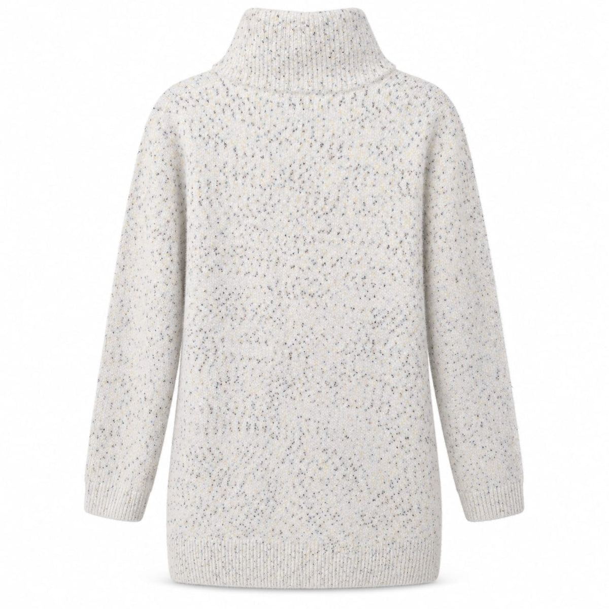 Cardigan dama crem melanj cu fermoar si buzunare, marime universala