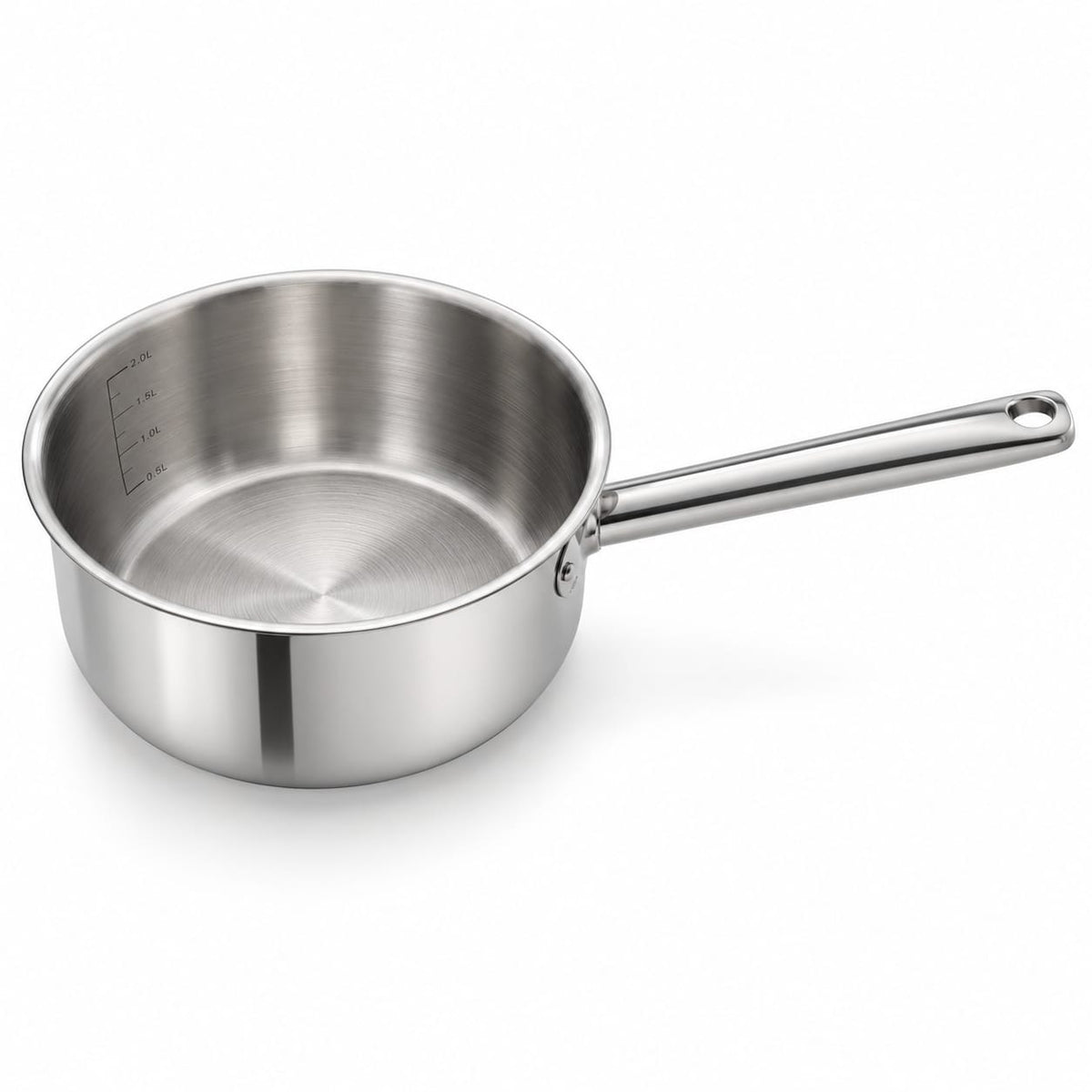 Cratita inox Schmitter 18 x 9,5 cm cu maner, pentru sosuri