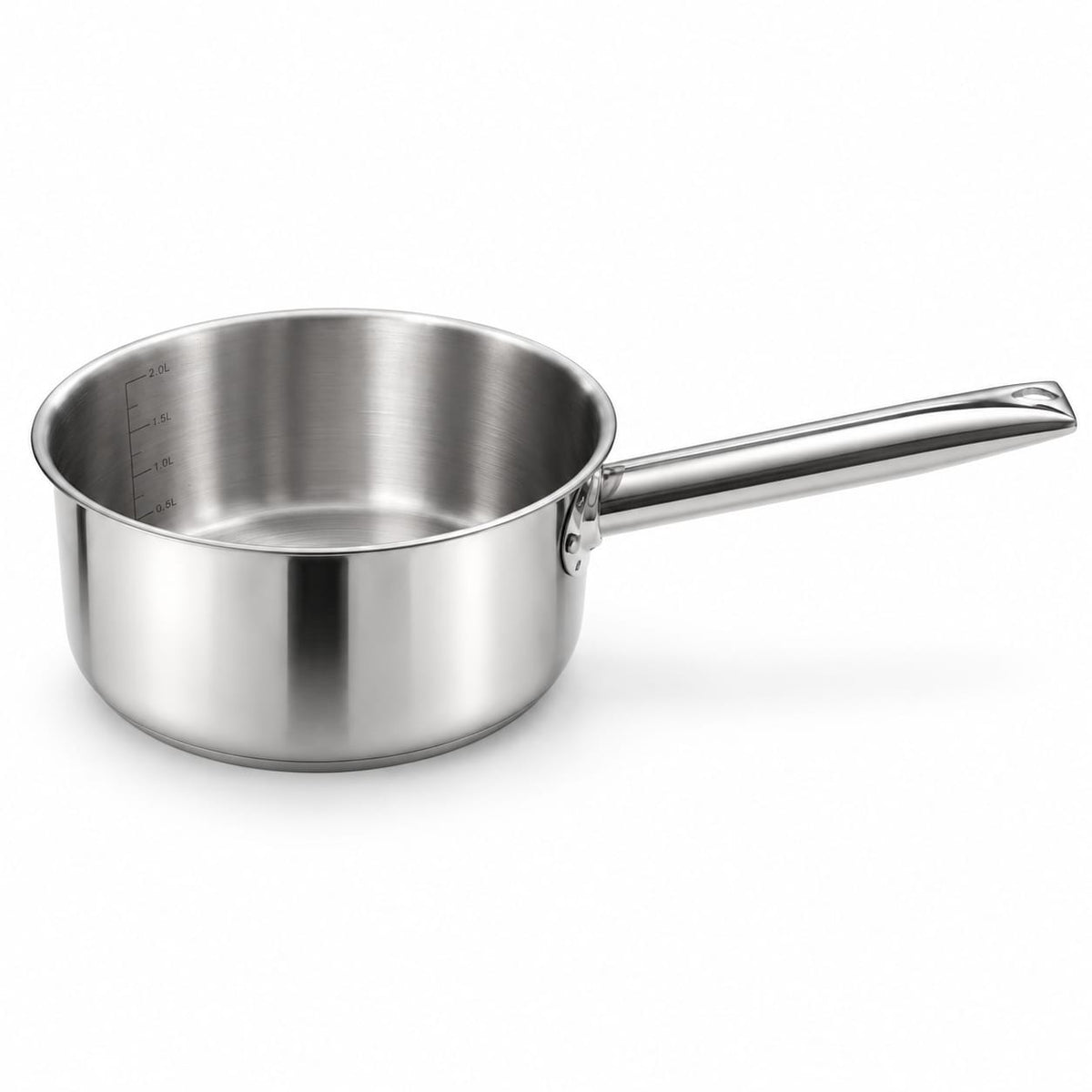 Cratita inox Schmitter 18 x 9,5 cm cu maner, pentru sosuri