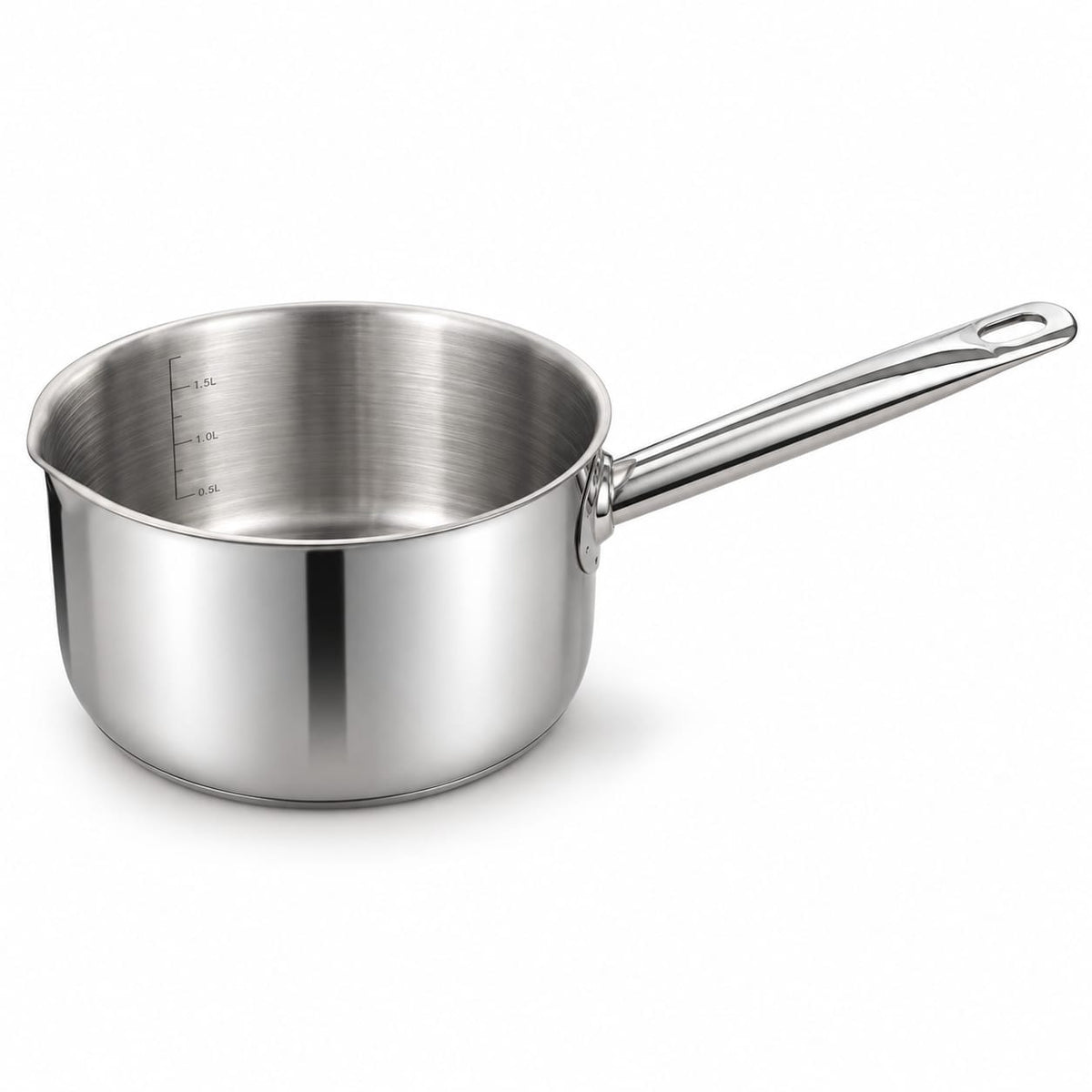 Cratita inox Schmitter 20 x 10 cm cu maner, pentru sosuri