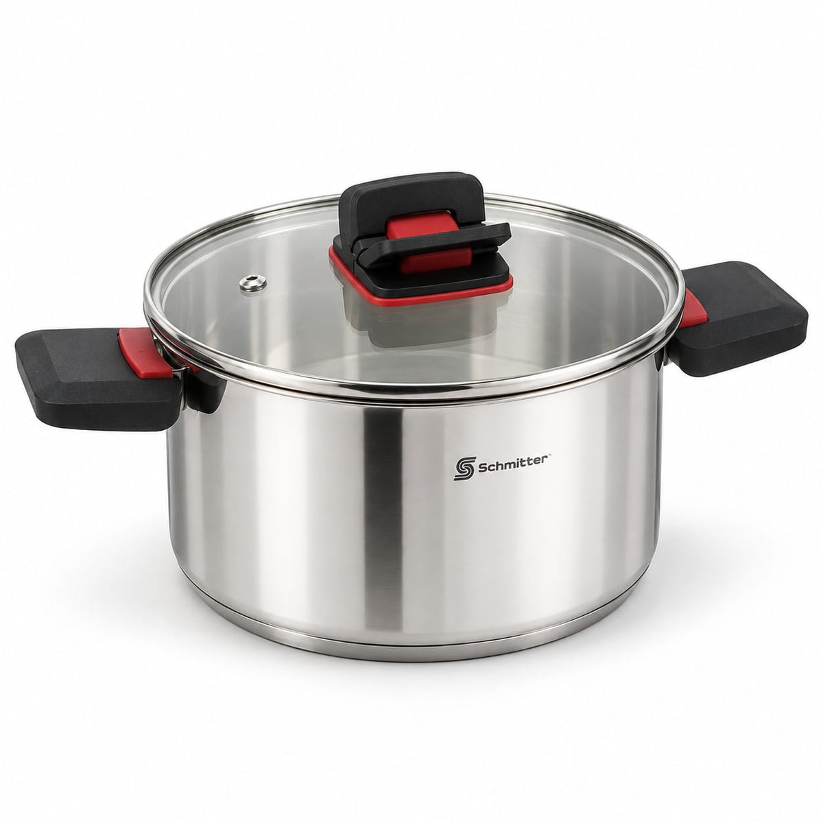 Set oale inox Schmitter 6 piese, manere pliabile, inductie