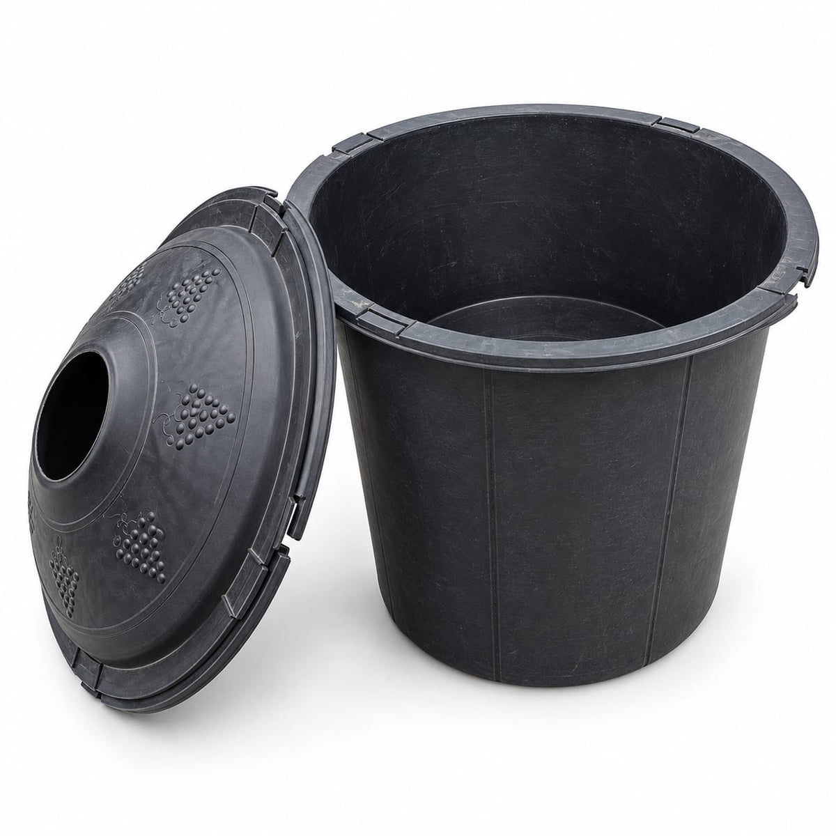 Cos cu capac din plastic pentru damigeana 50-54 litri