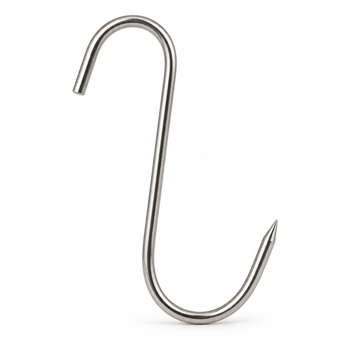 Carlig macelarie 15 cm din metal pentru agatarea carnii
