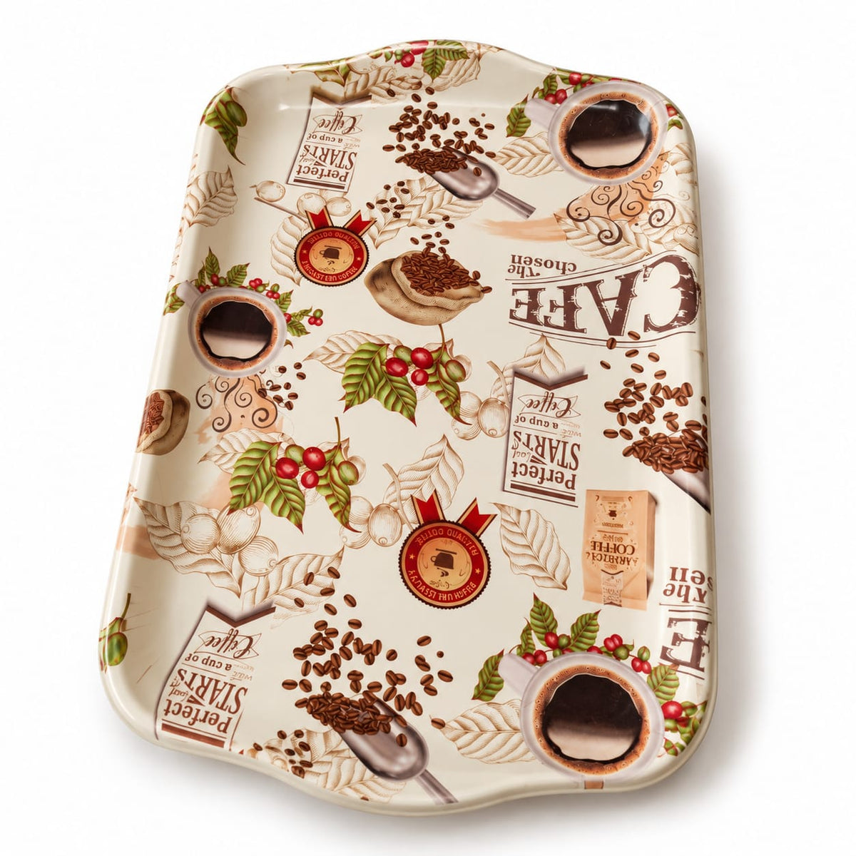 Tava servire 40x26 cm cu model (modelele pot varia), dreptunghiulara
