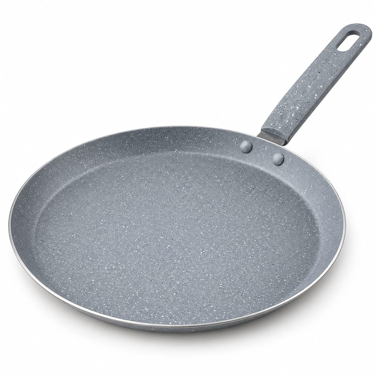 Tigaie pentru clatite 24 cm, aluminiu, suprafata antiaderenta, gri