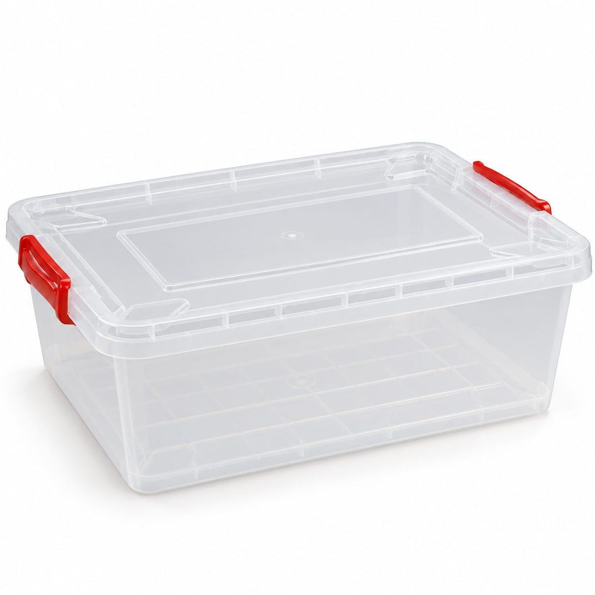 Cutie alimentara din plastic cu capac si clipsuri, capacitate 30 L