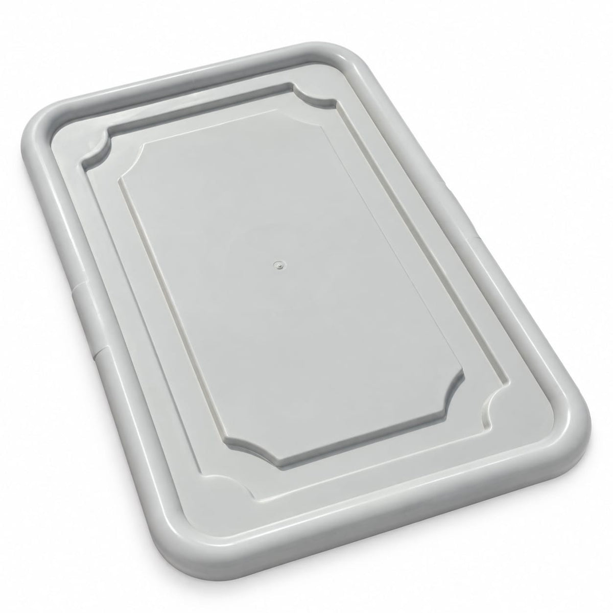 Capac pentru cada dreptunghiulara Apollo, plastic gri, Perind