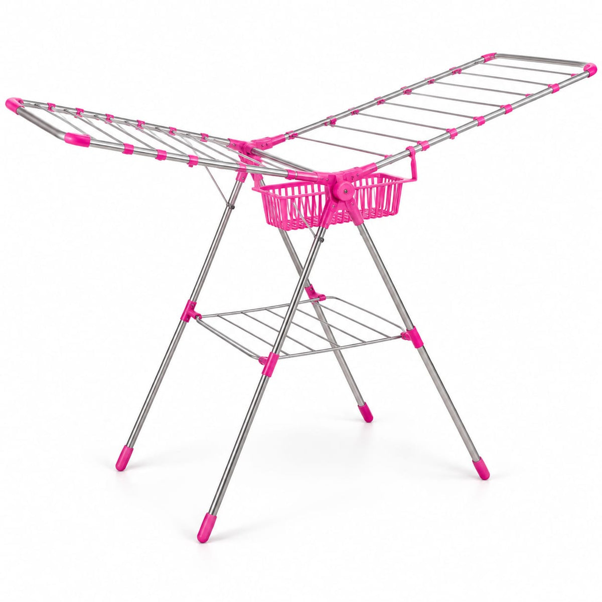 Uscator de rufe pliabil Hausberg Berro HB-H 97U, 20 m, cu cos