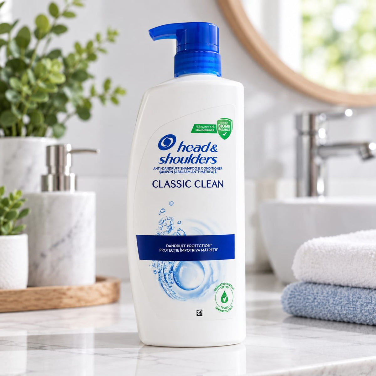 Sampon si balsam anti-matreata Head & Shoulders Classic Clean 2 in 1, 800 ml
