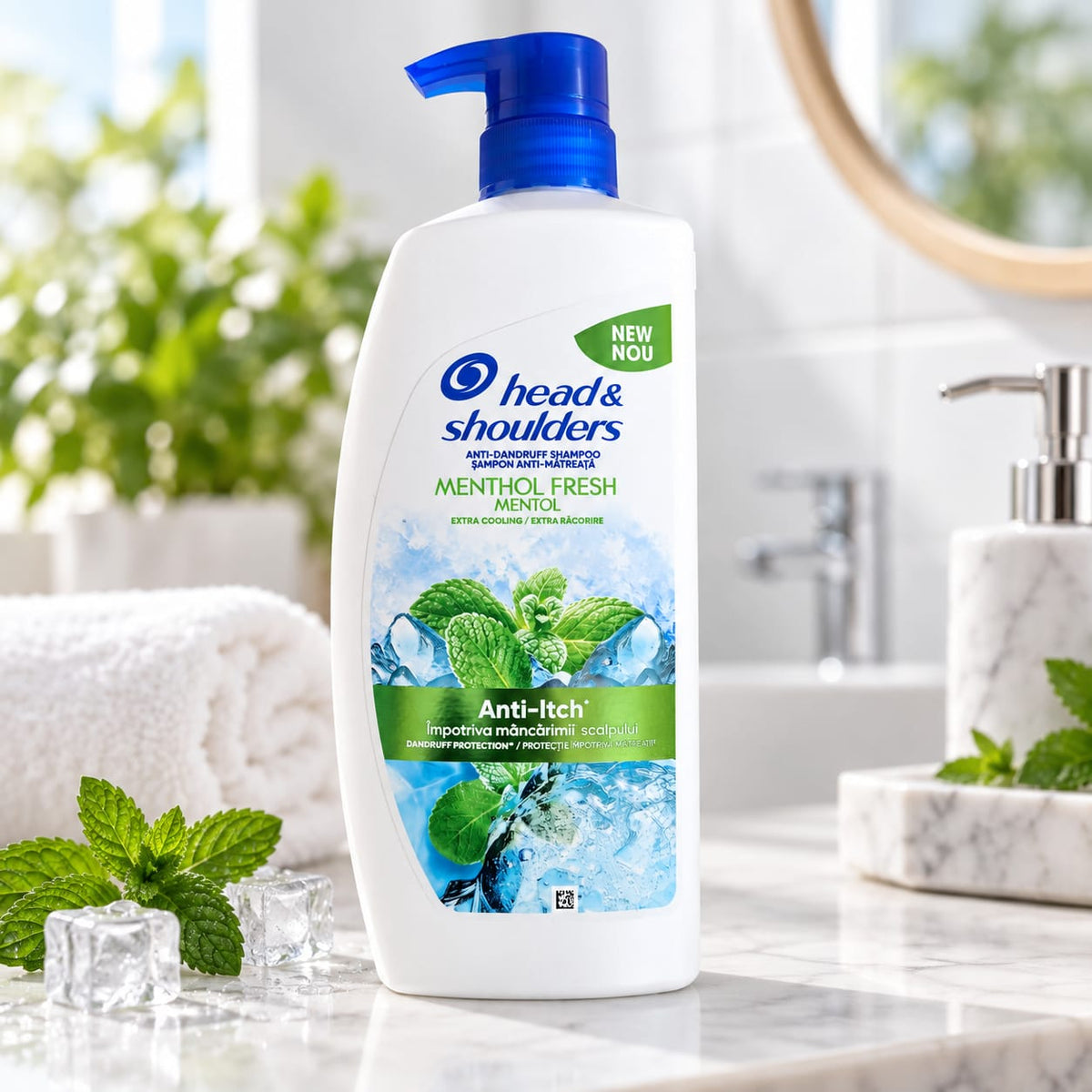 Sampon anti-matreata Head & Shoulders Menthol Fresh, 800 ml