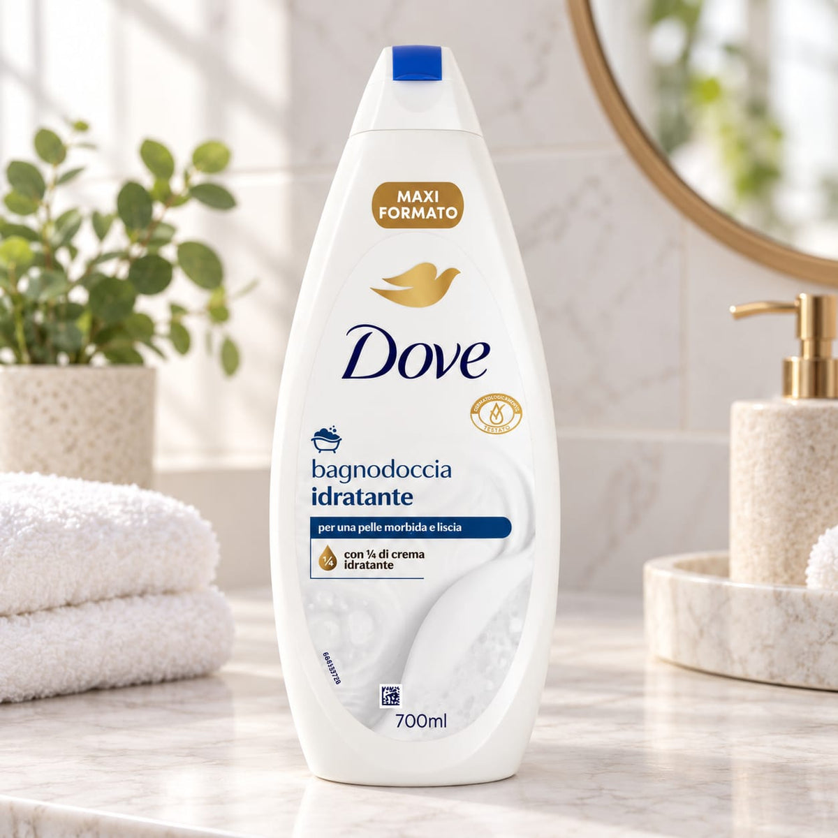 Spuma de dus hidratanta Dove, 700 ml