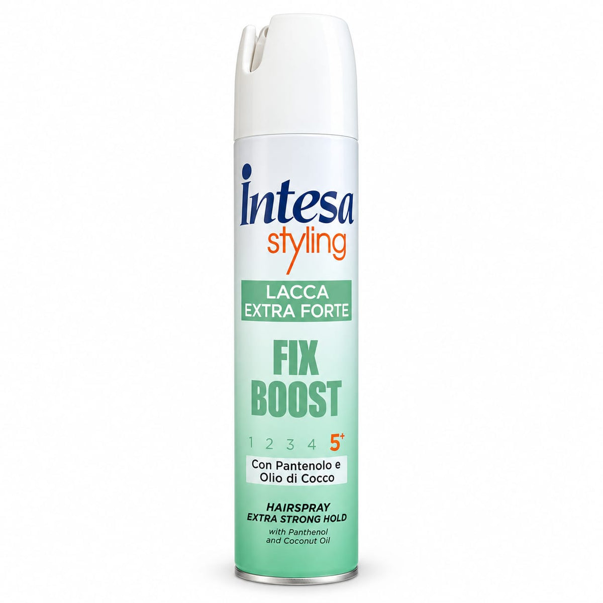 Fixativ Intesa Styling Fix Boost Extra Forte 5+ cu Pantenol si Ulei de Cocos, 300 ml