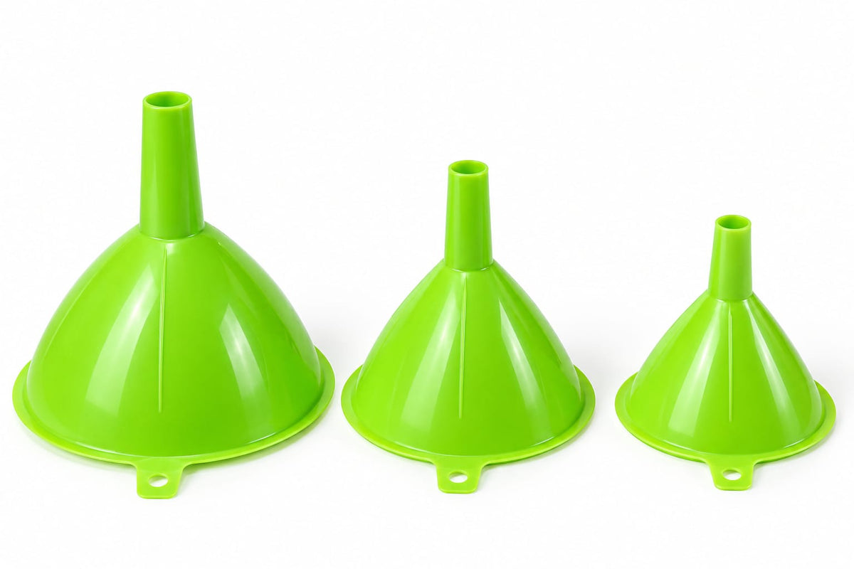 Set 3 palnii din plastic pentru bucatarie, 3 dimensiuni