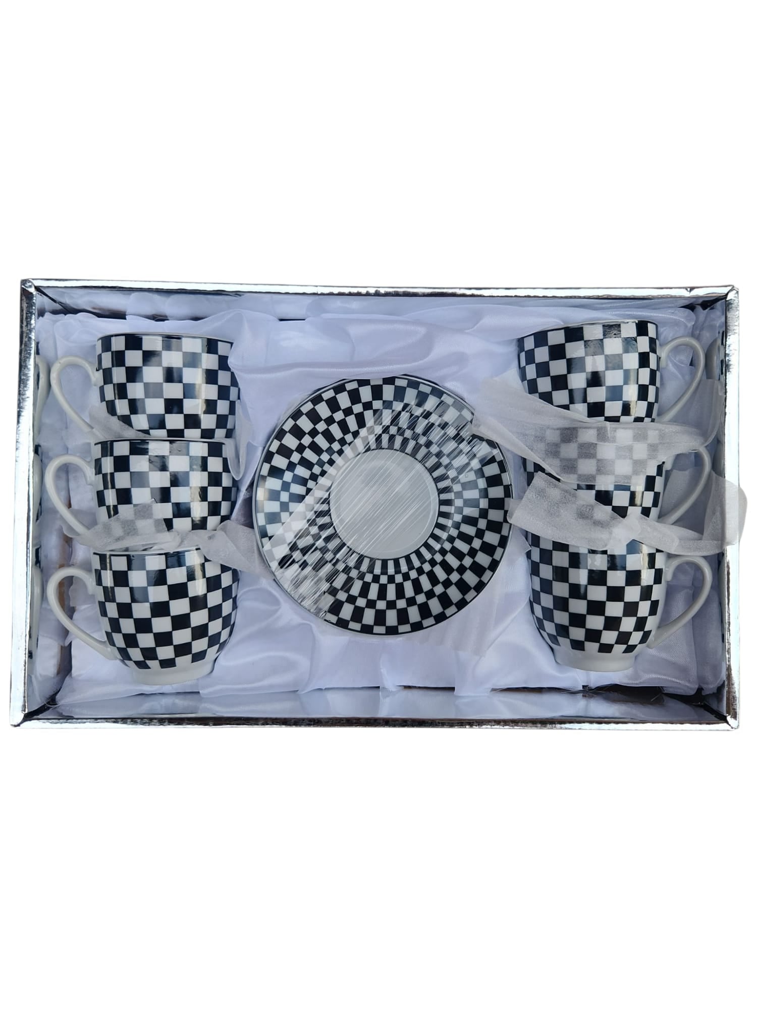 Filtru de cafea Hausberg HB-3700 , 1.2 litri, 1200 W + Set 6 cești cu farfurioare Malooki