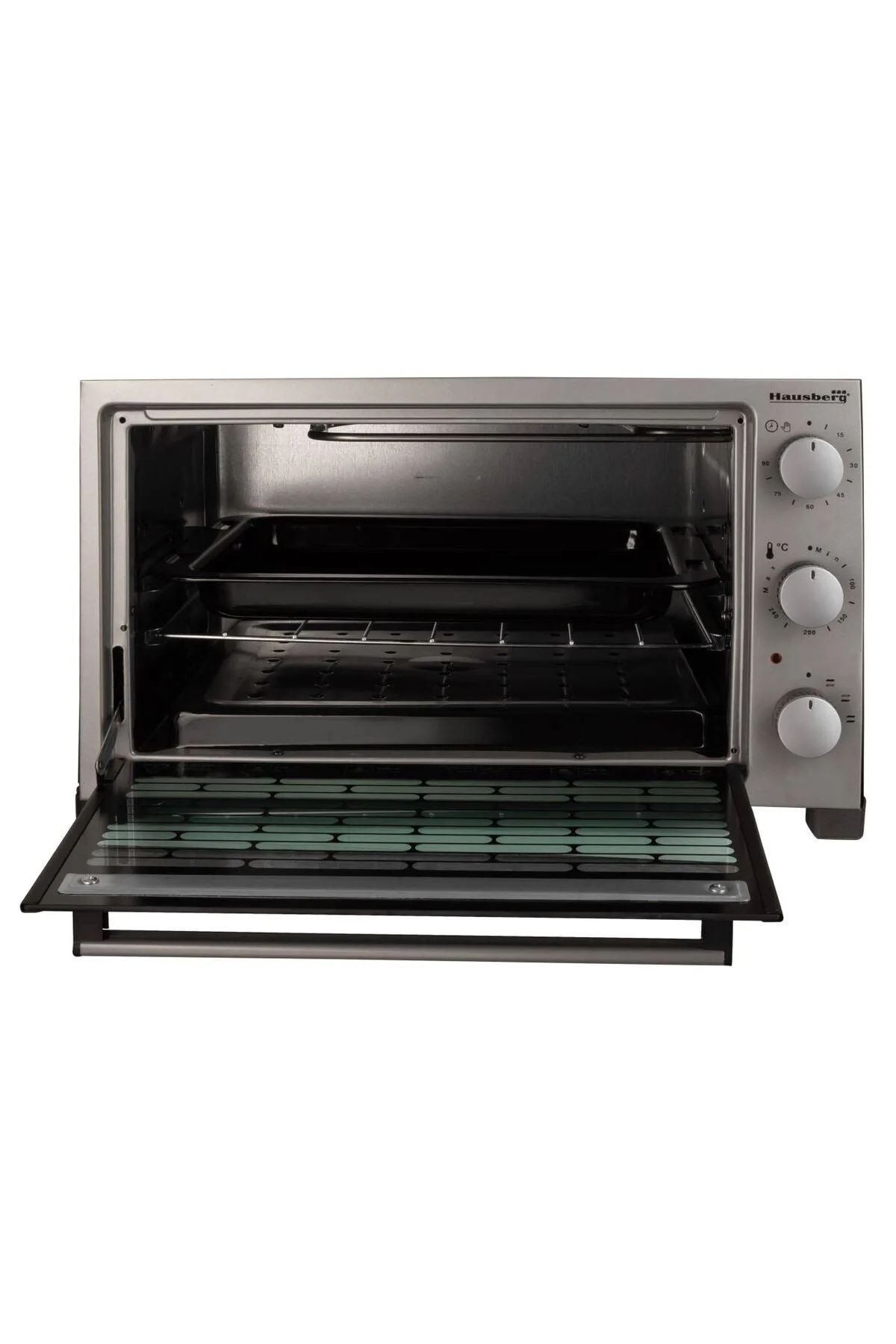 Cuptor electric Hausberg HB-9320 38 L | 1420 W | Cronometru & Termostat reglabil | Accesorii incluse