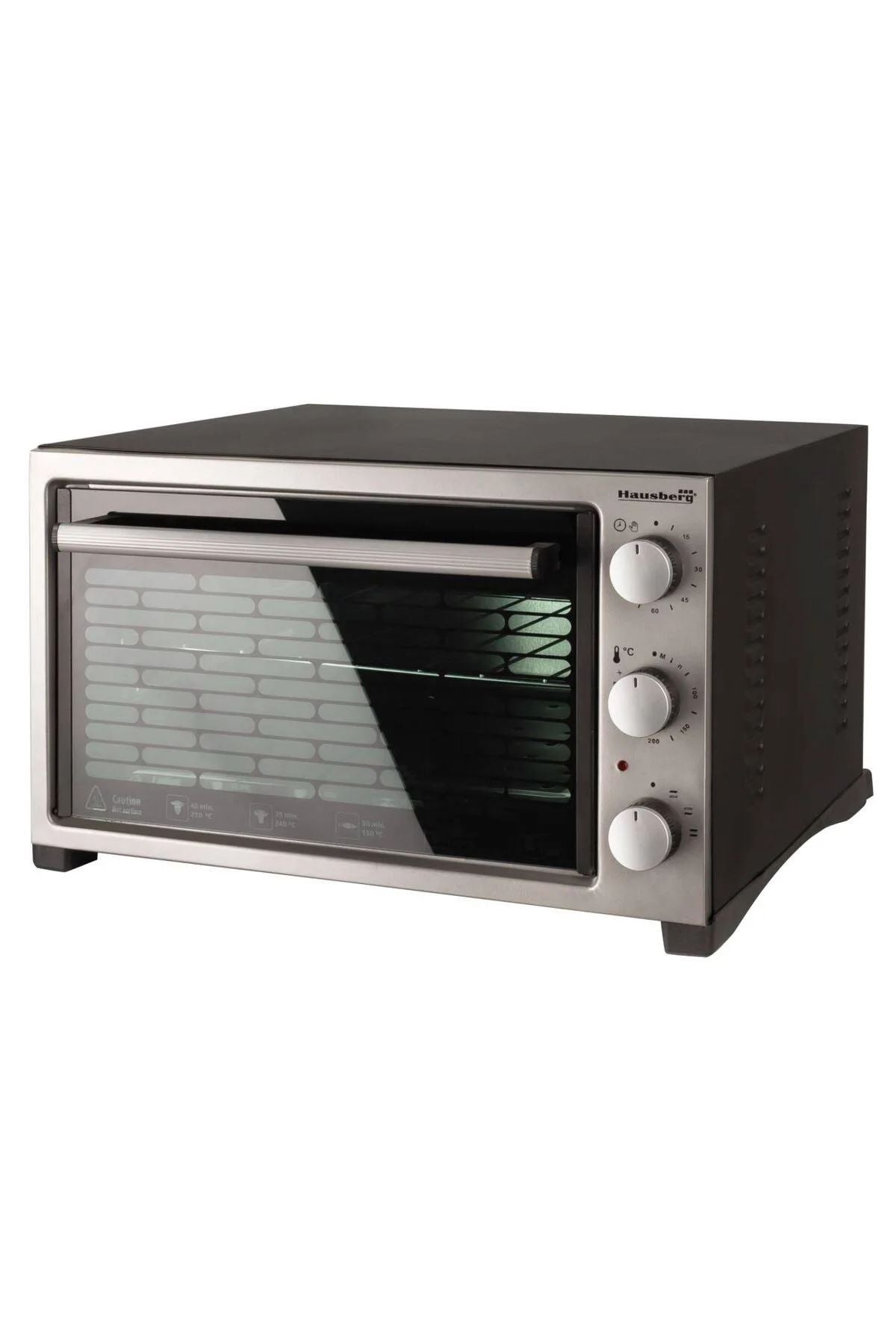 Cuptor electric Hausberg HB-9320 38 L | 1420 W | Cronometru & Termostat reglabil | Accesorii incluse