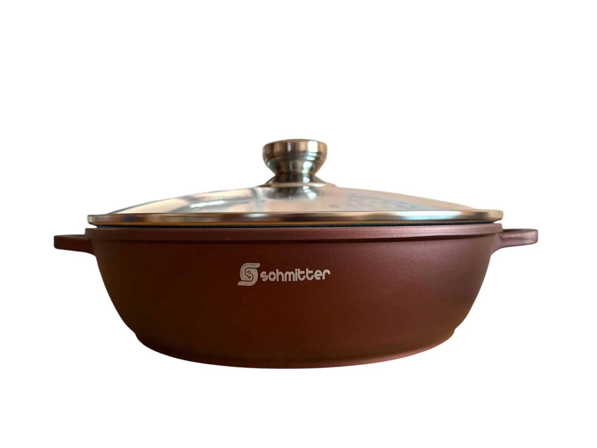 Cratita joasa Schmitter 28 cm 3.5L cu capac din sticla compatibila inductie