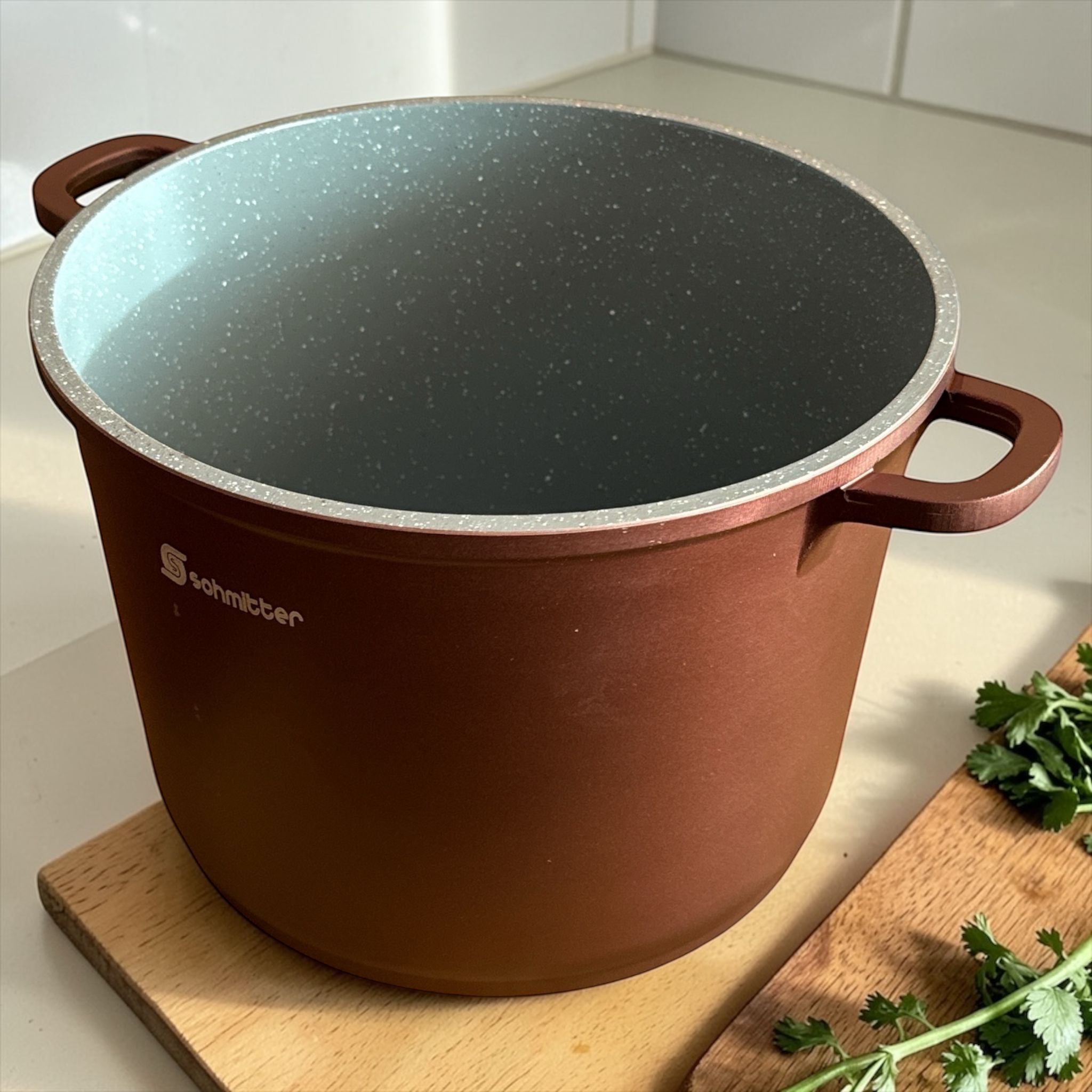 Oala Inalta Schmitter Ceramica 24 cm 7 L cu Capac Paleta cadou