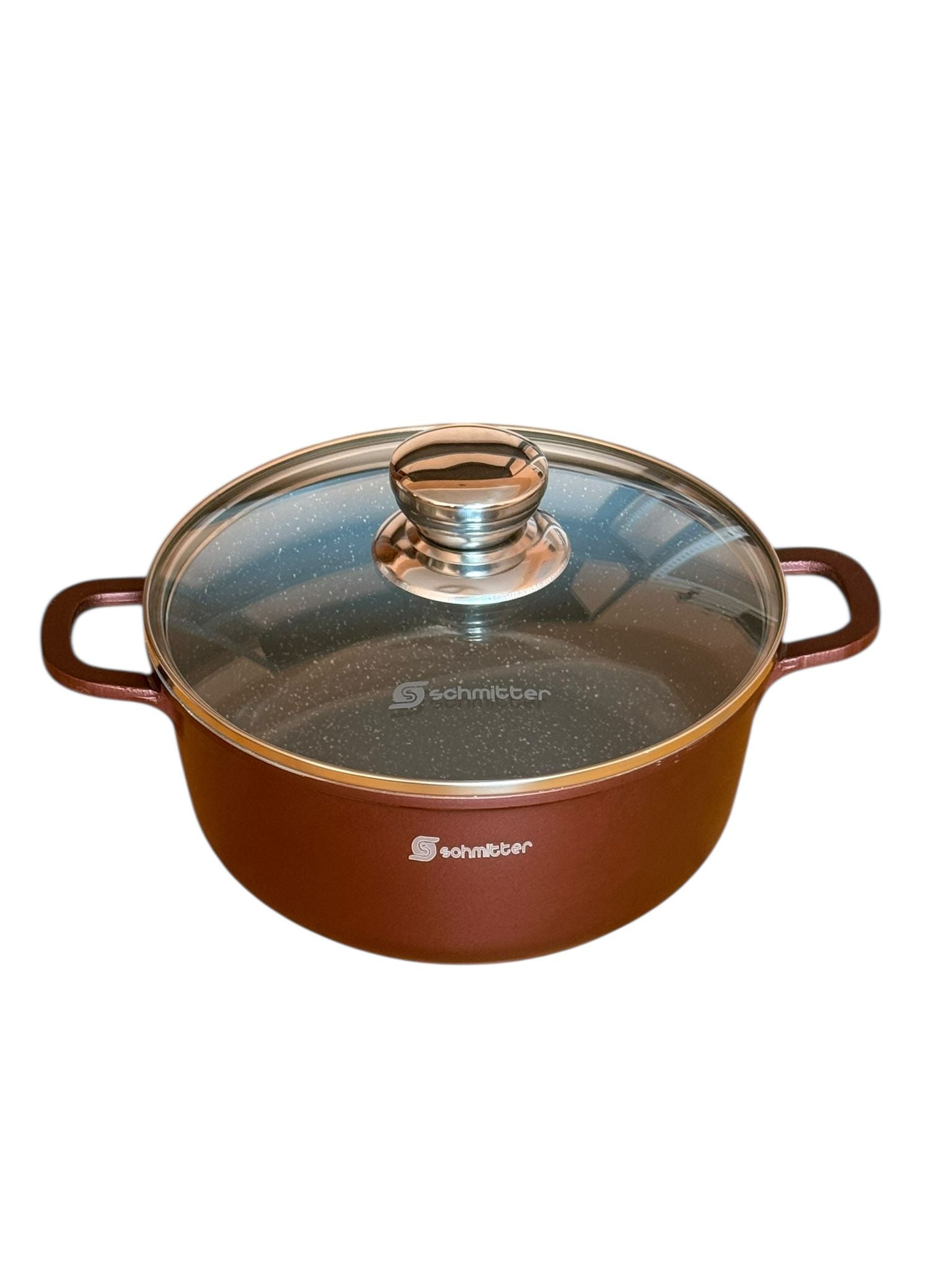 Oala Schmitter 20 cm Aluminiu turnat 2.5 L Interior ceramic Capac