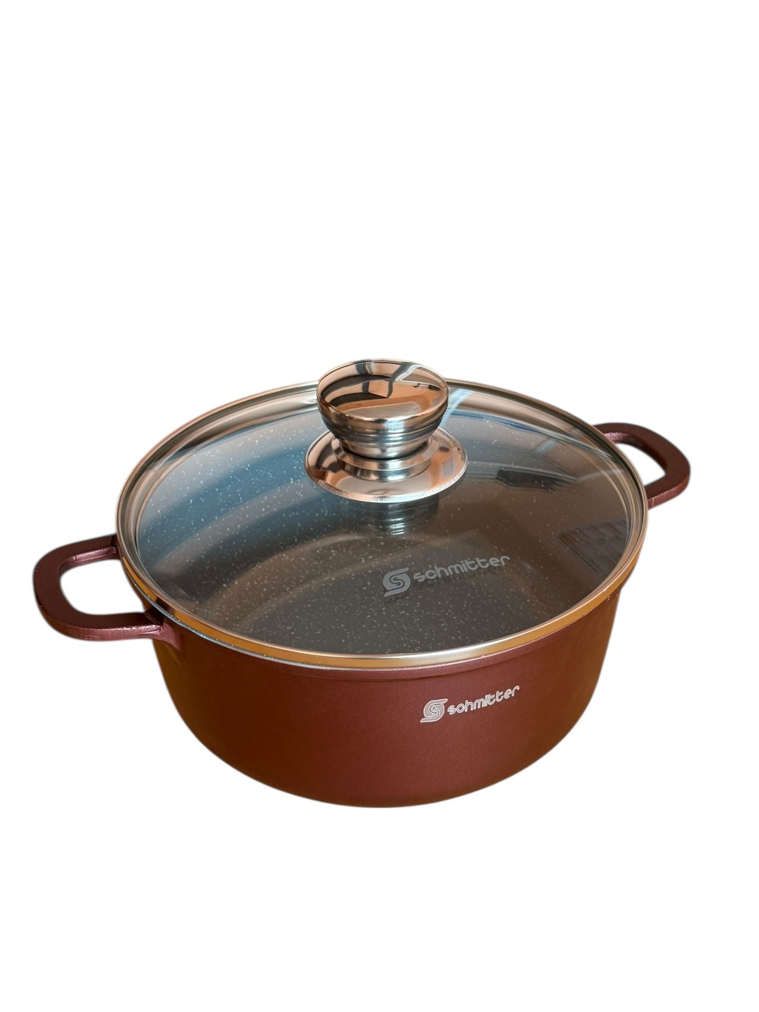 Oala Schmitter 20 cm Aluminiu turnat 2.5 L Interior ceramic Capac