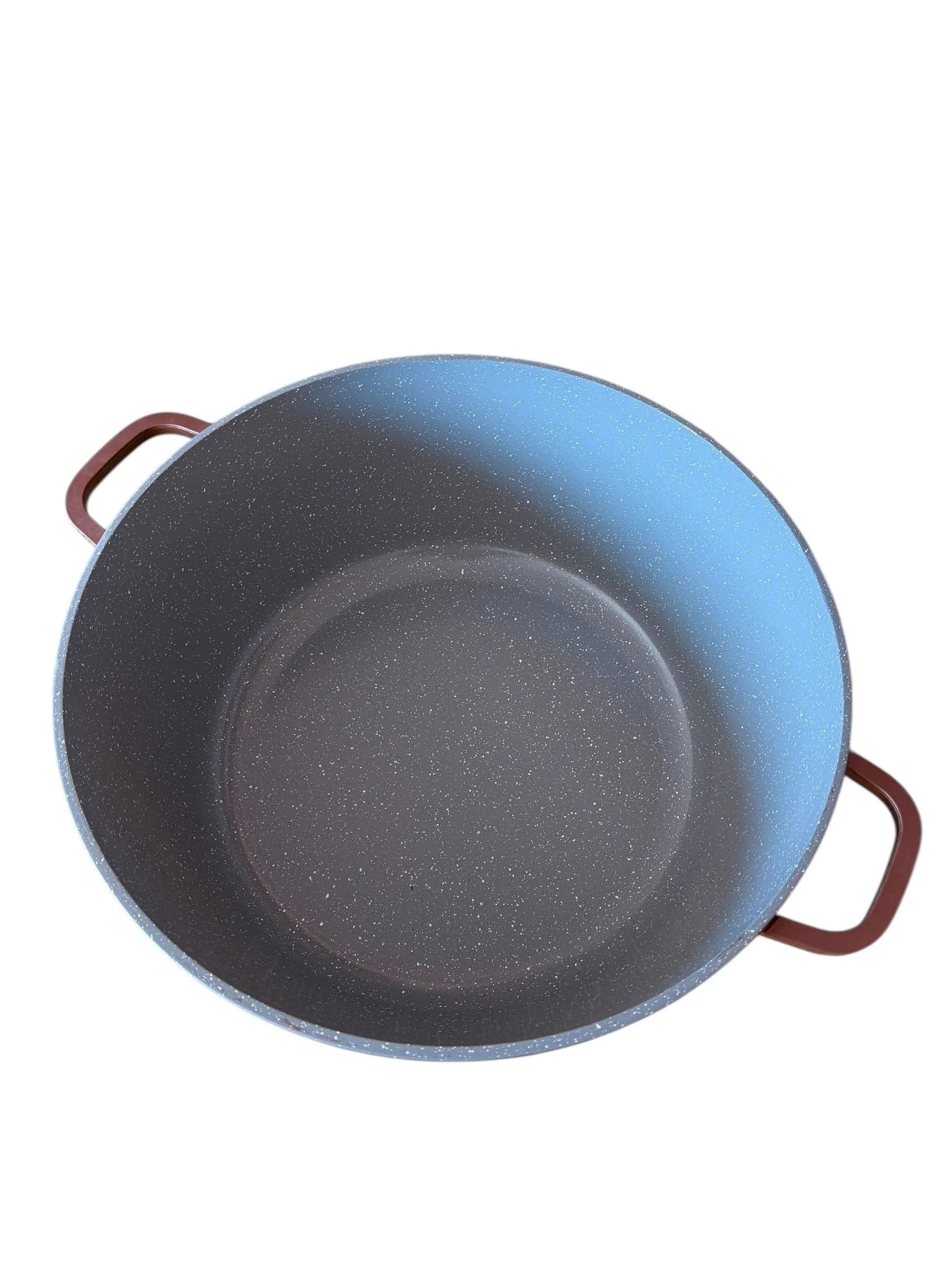 Oala Ceramica Schmitter 44 cm 25L cu Capac din Sticla si Paleta Cadou