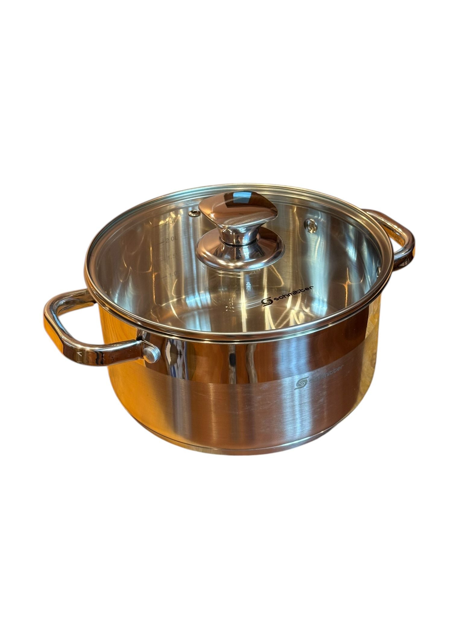 Oala Inox Schmitter cu Capac 20 cm 3L