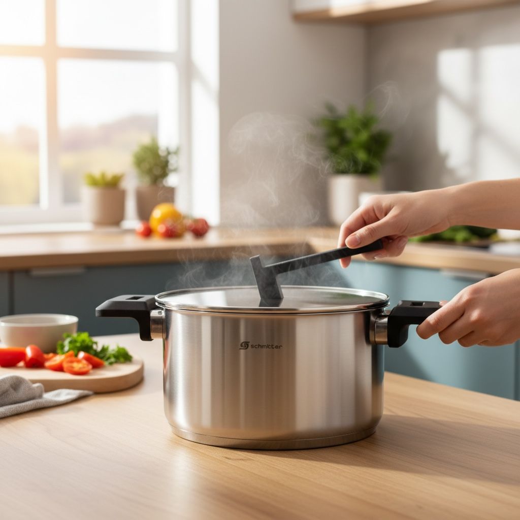 Oala din Inox Schmitter 22 cm 4L Capac