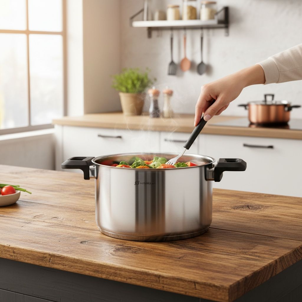 Oala Inox Schmitter 24 cm 6 L Capac