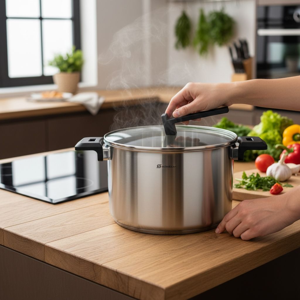 Oala Inox Schmitter 8 Litri 26 cm capac inovator
