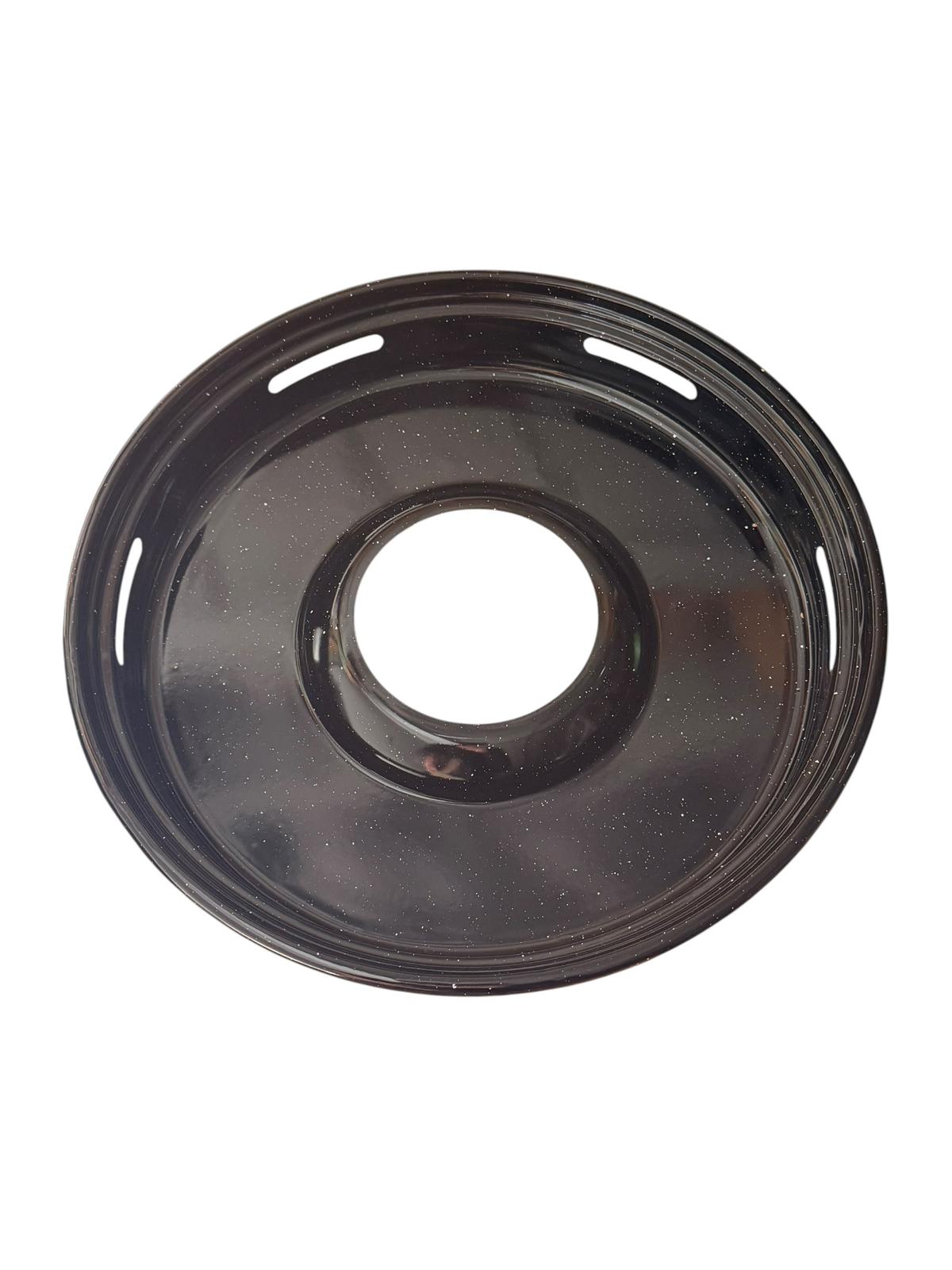 Grill pentru aragaz emailat 32 cm cu gratar si capac