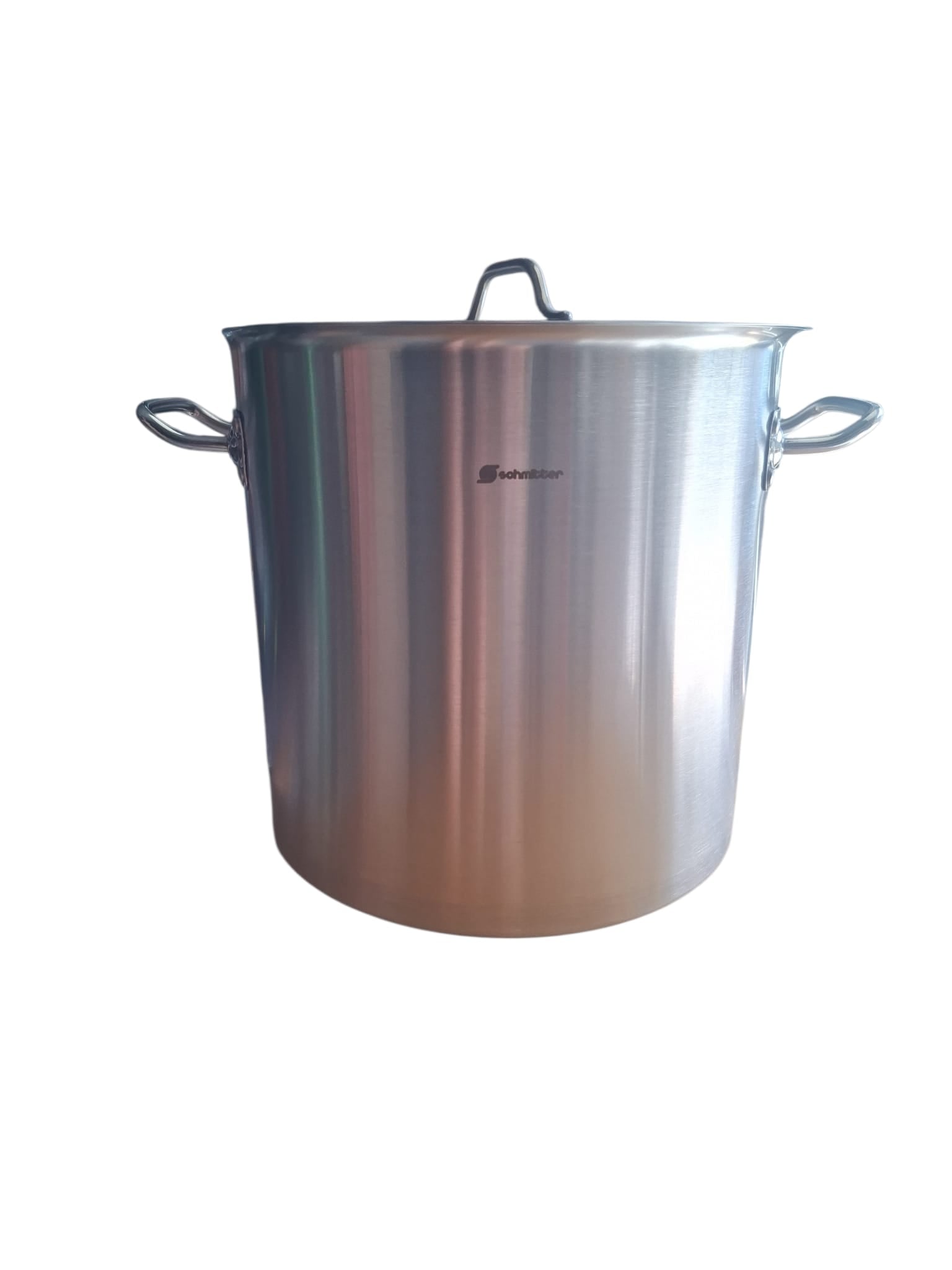 Oala Cilindrica Profesionala Inox 25L cu Capac Compatibila cu Inductie 32x32 cm