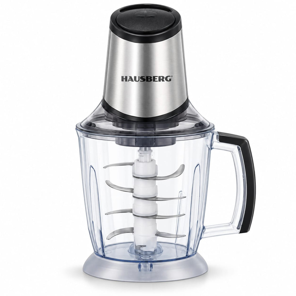 Tocator electric Hausberg HB-4508IN, 700 W, bol 2 litri, 8 lame inox