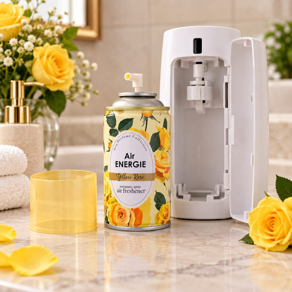 Rezerva odorizant automat Air Energie, arome florale si parfumate, pentru interior