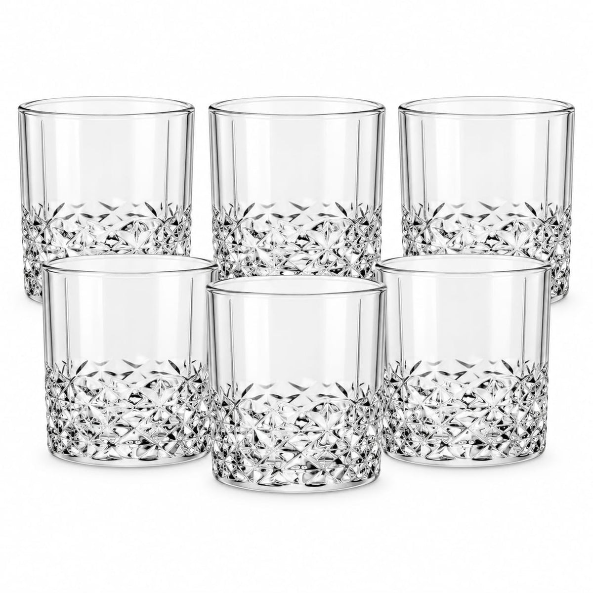 Set 6 pahare sticla G4U Nest, 315 ml