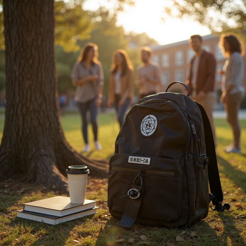 🎒 Ghiozdan Urban „Black Explorer” – Stil Modern și Funcționalitate