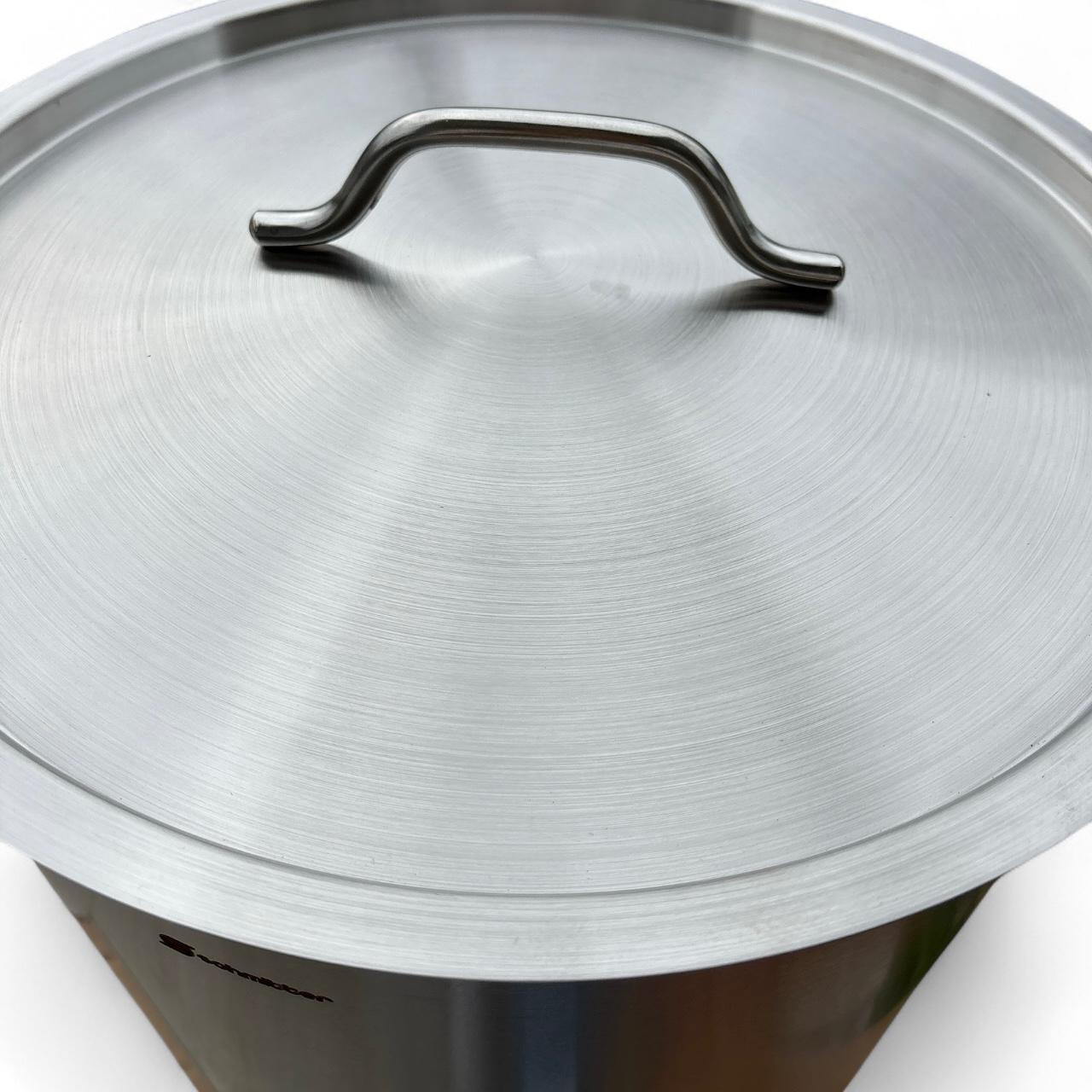 Oală Cilindrică Profesională din Inox Schmitter, 35×35 cm, 34 Litri, cu Capac