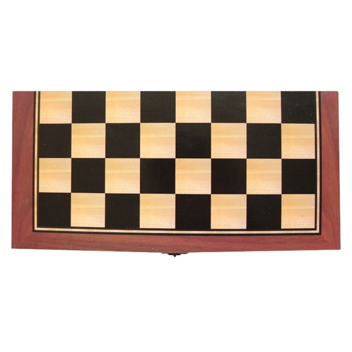 ♟️ Set Șah Complet din Lemn – Tabla 39 × 39 cm + Piese – Pliabil, Elegant, Ideal pentru Cadou