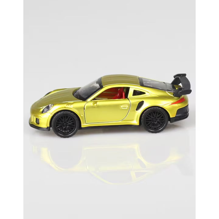 🚗✨ Mașinuță Die-Cast Porsche 911 GT3 – Model Metalic Scală 1:38 – Galben